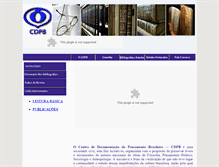 Tablet Screenshot of cdpb.org.br
